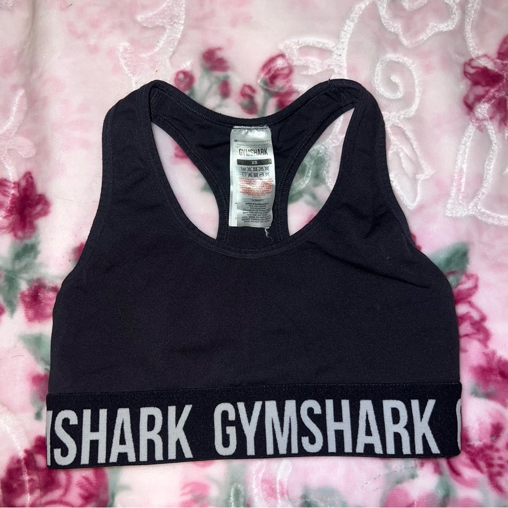 GYMSHARK Black Sports Bra